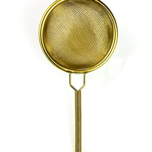 фото - Ситечко для чаю Ча Лоу для чайної церемонії “Мідна спіралька”мідь,золото