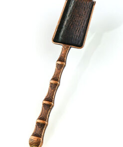 фото - Чайна ложка для чайної церемонії “Бамбуковий совок” колір бронза,мідь