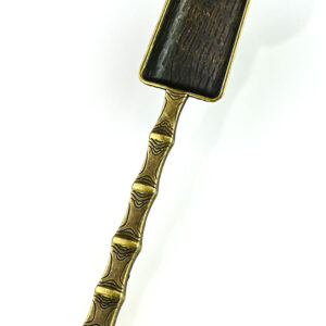 фото - Чайна ложка для чайної церемонії “Бамбуковий совок” колір бронза,мідь