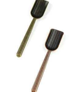 фото - Чайна ложка для чайної церемонії “Солом’яний кошик” колір бронза,мидь