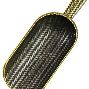 фото - Чайна ложка для чайної церемонії “Солом’яний кошик” колір бронза,мидь