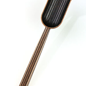 фото - Чайна ложка для чайної церемонії “Солом’яний кошик” колір бронза,мидь