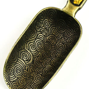 фото - Ложка для чайної церемонії “Сприятлива хмара” колір бронза