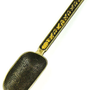 фото - Ложка для чайної церемонії “Сприятлива хмара” колір бронза