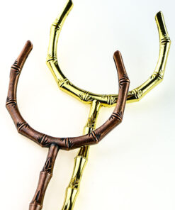 фото - Чайна вилка ухват для чашок Ча Цзя “Молодий бамбук” колір мідь,золото