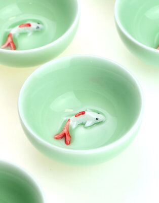 фото - Чайный сервиз , на 6 персон, керамика в глазури фото - Чайный сервиз , на 6 персон, керамика в глазури