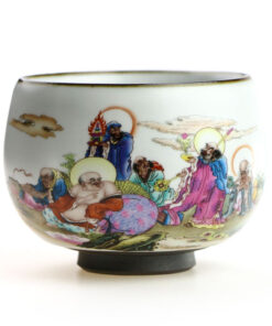 фото - Чашка Чабей для чайної церемонії “Шість небесних архатів” 50 мл