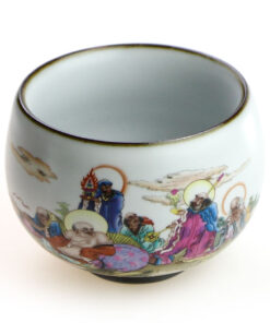 фото - Чашка Чабей для чайної церемонії “Шість небесних архатів” 50 мл