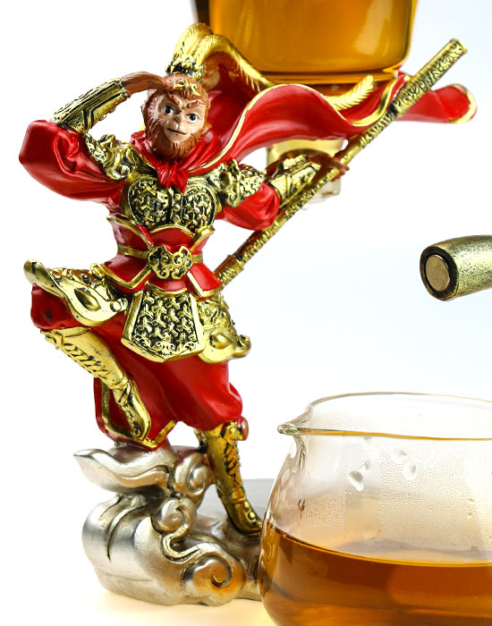 фото - Чайный сервиз с магнитом заварник Магнитный поцелуй Сунь Укун фото - Чайный сервиз с магнитом заварник Магнитный поцелуй Сунь Укун