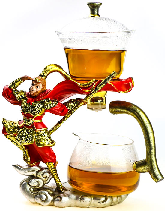 фото - Чайный сервиз с магнитом заварник Магнитный поцелуй Сунь Укун