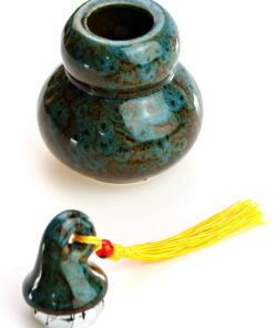 фото - Чайниця для зберігання чаю “Улоу” зелена, червона,жовта,синя